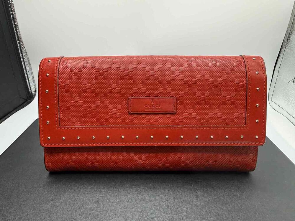 Gucci Wallet Micro Guccissima Continental Flap Leather Wallet SPB-TS 357028